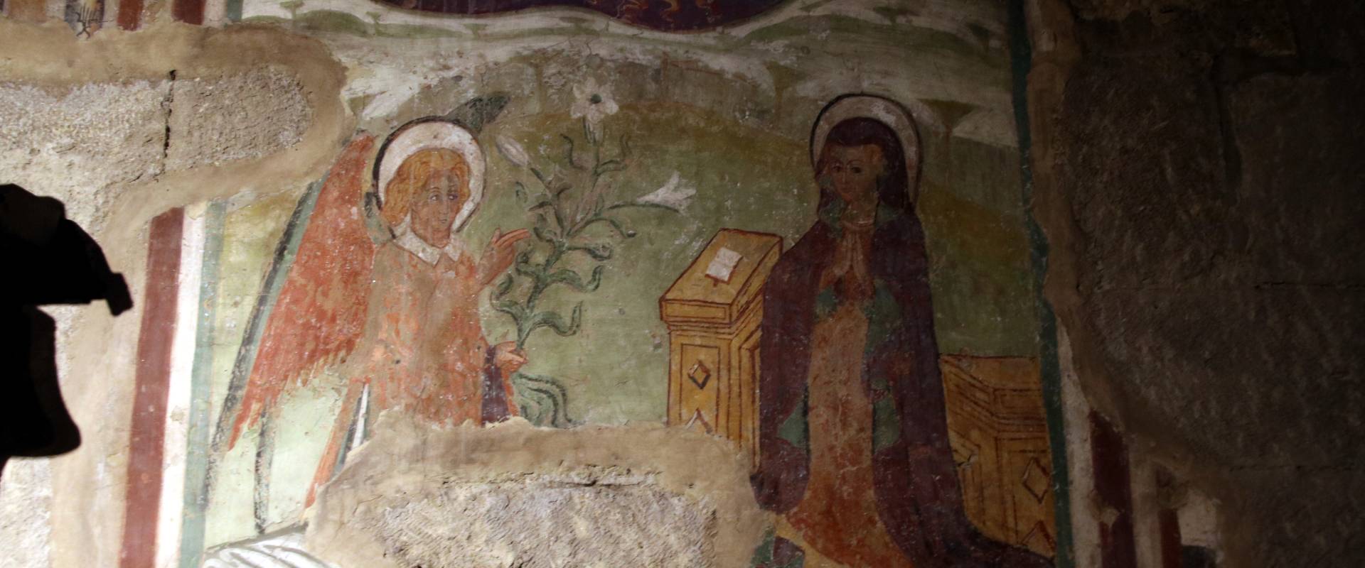 Pieve di San Giorgio (Vigoleno), Annunciazione 01 foto di Mongolo1984
